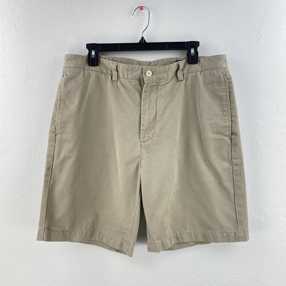 Vineyard Vines Shorts Club Short Men’s Size 35 Chino Cotton Tan 9”‎ Inseam - Picture 1 of 10
